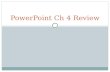 PowerPoint Ch 4 Review. When you point to a hyperlink, the mouse pointer changes to a(n) __________? Hand.