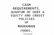 1. o Madhuban Foods - A brief Introduction o Debt and equity financing of Madhuban o Cash Management o Working Capital o Credit Management o Conclusion.