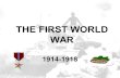 THE FIRST WORLD WAR 1914-1918. CAUSES OF THE WAR Historians have traditionally cited four long-term causes of the First World War  NATIONALISM  a devotion.