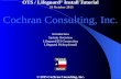 OTS / Lifeguard  Install Tutorial  2015 Cochran Consulting, Inc. Introduction System Overview Lifeguard D1 Connection Lifeguard Pickup Install Cochran.