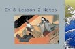Ch 8 Lesson 2 Notes. Japanese Nobles Create Great Art In 794, the emperor and empress of Japan moved to Heian, a city now called Kyoto. Many nobles followed.