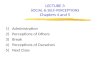 LECTURE 3 SOCIAL  SELF-PERCEPTIONS Chapters 4 and 5