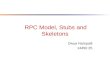 RPC Model, Stubs and Skeletons Divya Nampalli 14450 25.