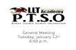General Meeting Tuesday, January 12 th 6:00 p.m..