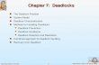 7.1 Silberschatz, Galvin and Gagne 2005 Operating System Concepts Chapter 7: Deadlocks The Deadlock Problem System Model Deadlock Characterization Methods.