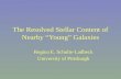 The Resolved Stellar Content of Nearby “Young” Galaxies Regina E. Schulte-Ladbeck University of…