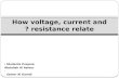 Students Prepare : Abdullah Al Asfour. Samer Al Gamdi. How voltage, current and resistance relate ?