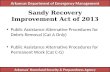 Arkansas Department of Emergency Management Arkansas’ Homeland Security & Preparedness Agency Sandy…