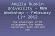 The advantages of EU enlargement for member countries- both old and new Anglia Ruskin University –…