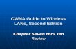 CWNA Guide to Wireless LANs, Second Edition Chapter Seven thru Ten Review.