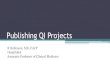 Publishing Quality Improvement (QI) projects