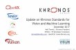 "Update on Khronos Standards for Vision and Machine Learning," a Presentation from the Khronos Group