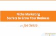 Niche Marketing Secrets to Grow Your Business