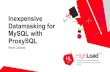 Inexpensive Datamasking for MySQL with ProxySQL — Data Anonymization for Developers / Rene Cannao (ProxySQL)