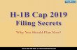 H1B Cap 2019 Filing Secrets: Why You Should Plan Now?