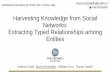 Harvesting Knowledge from Social Networks: Extracting Typed Relationships among Entities
