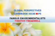 GLOBAL PERSPECTIVE CAMBRIDGE IGCSE: FAMOUS ENVIRONMENTALISTS - TIMOTHY TREADWELL.