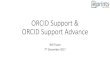 ORCID Support & ORCID Support Advance