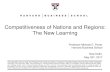 Professor Michael E Porter on Competitiveness of Nations and Regions: The New Learning