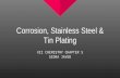 Corrosion, Steel and Tin plating