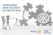 Engaging New Rotary Clubs into Youth Exchange