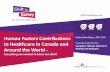 Human Factors Contributions to Healthcare in Canada and Around the World - Everything you wanted to know but didn’t