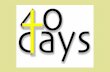 40 Days: Road to emmaus