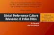 Creating and Sustaining Ethical Performance Culture