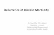 Occurrence of disease morbidity