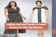 Looking Cool and Trendy in Casual Dresses for Plus Size Women
