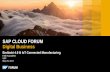SAP CLOUD FORUM 2017-ENDÜSTRİ 4.0& IoT CONNECTED MANUFACTURING