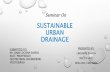 Sustainable urban drainage