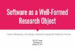 Software as a Well-Formed Research Object