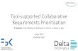 Tool-supported Collaborative Requirements Prioritisation