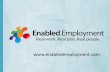 Enabled Employment - ACS Seminar Presentation