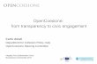 OpenCoesione: from transparency to civic engagement