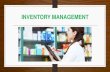 Inventory management of a hospital pharmacy