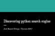 Discovering python search engine