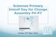 Sciennes Unicef Day for Change P4-P7 Assembly 13.5.16