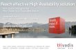 Trivadis TechEvent 2017 Reach effective High Availability solution by Jacques Kostic