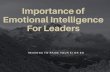 Importance of EI in Leadership