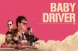 Movie 'Baby Driver' concept PPT template