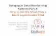 Data Management for Synagogues Part 2