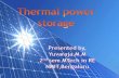 Thermal power storage