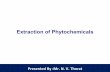 Extraction of phytochemicals