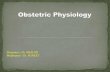 Obstetric physiology by dr shalini