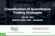 Classification of quantitative trading strategies webinar ppt