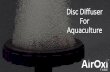 Disc diffuser for aquaculture- AirOxi Tube