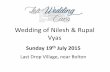 Wedding of Nilesh & Rupal Vyas