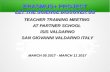 LTSDU Italy's meeting, S. Giovanni Valdarno 5 - 11 March 2017